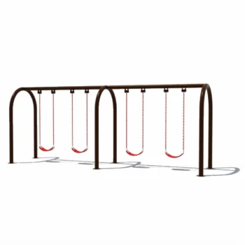 large multi seat outdoor kids swing set