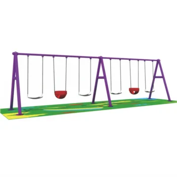 extra long outdoor kids swing set for playgrounds