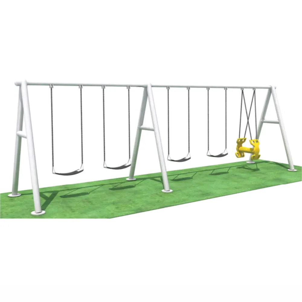 Playground Kids Swing Set Heavy-Duty Iron Swings for Outdoor Playgrounds in Saudi Arabia
