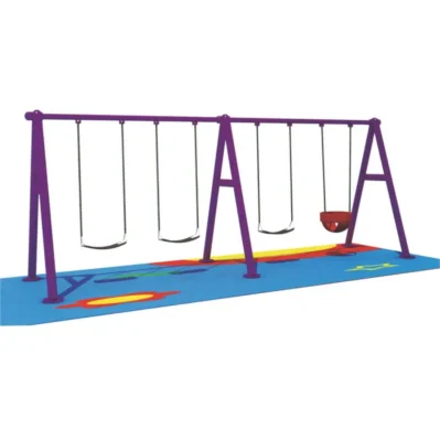 4-Seat Playground Swing Set for Kids with Toddler Seat – Buy in KSA