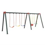 wide span outdoor kids swing set playground