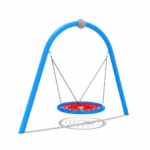 Compact Single Arch Outdoor Kids Nest Swing