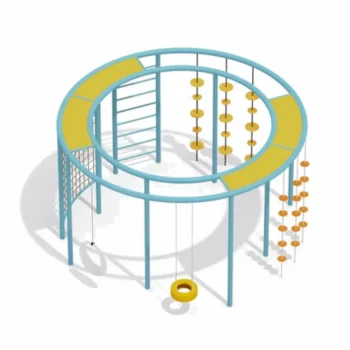 circular activity and climb playground ring