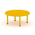 Kids Round Table with 6 Chairs – Multiple Colors