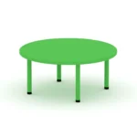 Kids Round Table with 6 Chairs – Multiple Colors