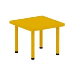 Kids Square Table with 4 Chairs – Red