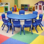 round kids table and chairs set