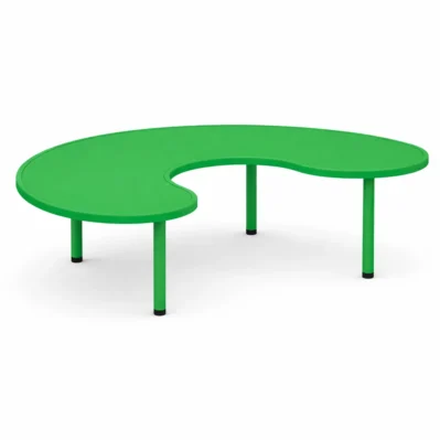 Bean Shaped Green kids’ classroom activity table | Nursery Furniture
