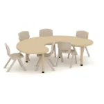round kids table and chairs set
