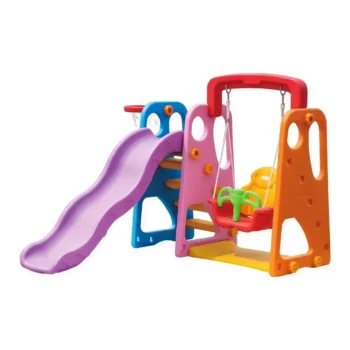 indoor outdoor kids slide and swing combo set