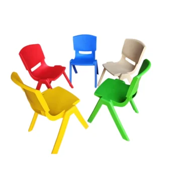 Kids Plastic Activity Chair 33cm Height – Durable Indoor Chair with Stable Base