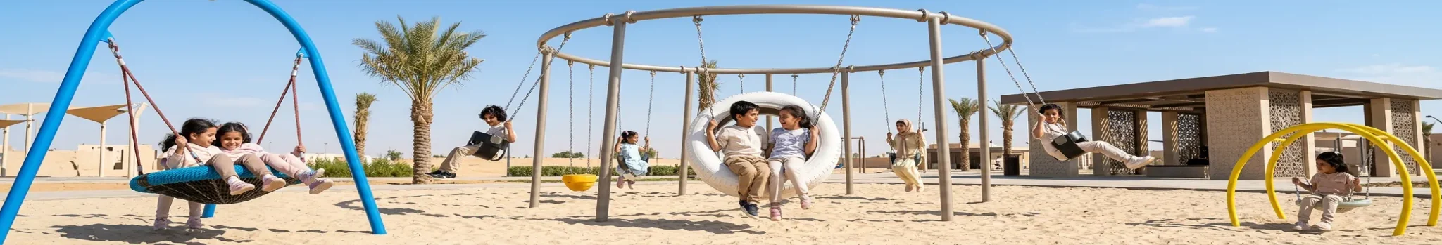 Kids Bird’s Nest Swings, Basket & Web Swings for Outdoor Play in Saudi Arabia