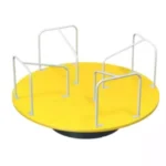 Outdoor Toddler Roundabout with Safety Rails
