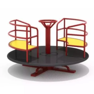 High-Capacity Park Roundabout Spinner for Kids