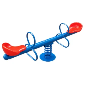 2-seater outdoor spring seesaw for kids playground