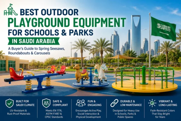Best Outdoor Playground Equipment for Schools & Parks in Saudi Arabia, A Buyer’s Guide to Spring Seesaws, Roundabouts & Carousels