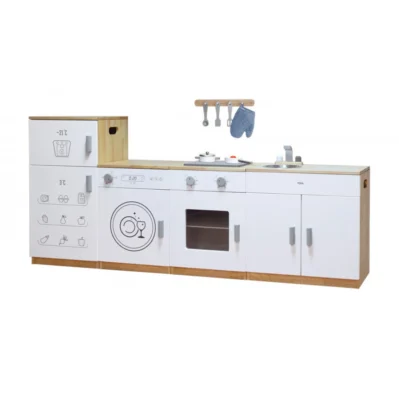 4-Piece Play Kitchen Corner with Full Accessory Pack