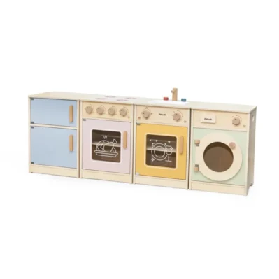 Play Kitchen Counter Set 130cm – Wide Cooking Bench