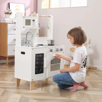 Mini Chef Play Kitchen with Cooking Light – 89cm Compact