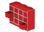 Twelve Compartment Classroom Storage Unit for Nursery Organisation