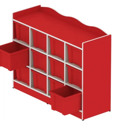 Twelve Compartment Classroom Storage Unit for Nursery Organisation