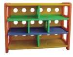 Plastic Seven Compartment Storage Unit for Toy Sorting