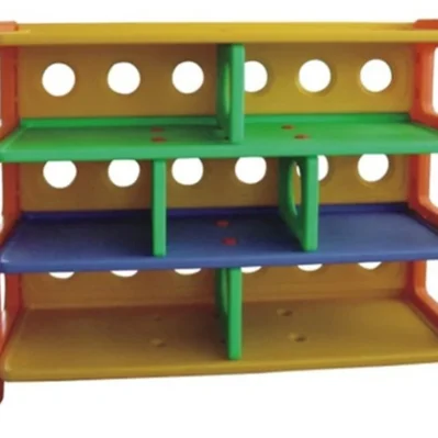 Plastic Seven Compartment Storage Unit for Toy Sorting