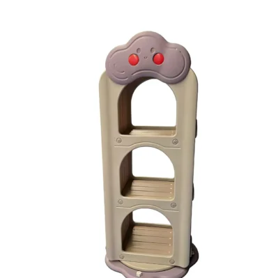 Cloud Shaped Plastic Book Shelf for Children's Rooms
