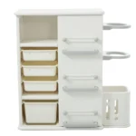 Storage Unit with Pull Out Trays for Nursery Materials