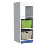 Three Opening Storage Unit for Baskets and Play Materials