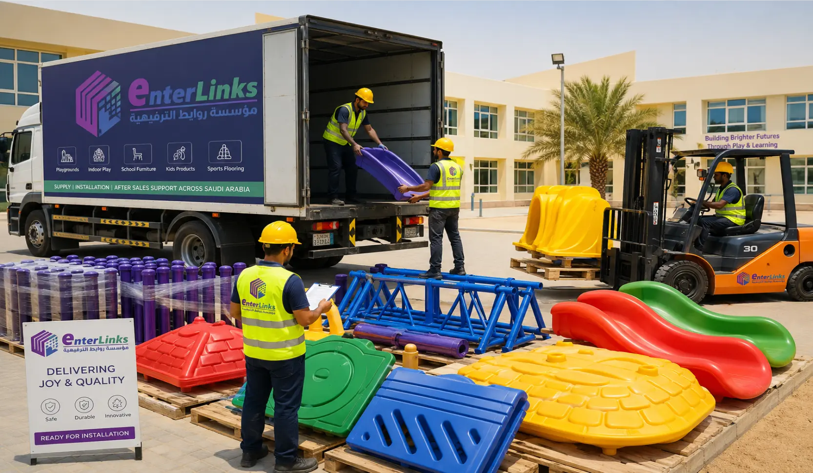 Playground product supply range