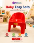 Red Kids Plastic Tub Chair