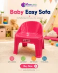 Red Kids Plastic Tub Chair