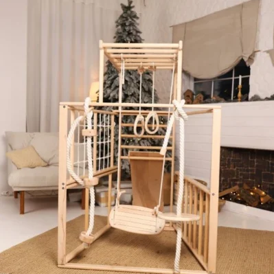 Compact Wooden Play Frame – Saudi Arabia