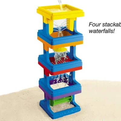 Stacking Waterfall Toy with Interchangeable Water Levels
