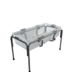 Clear-Basin Sand and Water Table on Support Frame