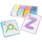 Playfoam Letter and Shape Modelling Activity Set