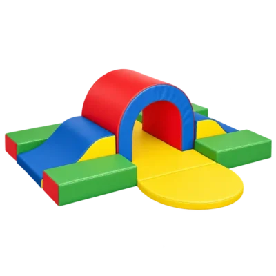 Soft Play Arch Discovery Set with Tunnel and Wave Ramp