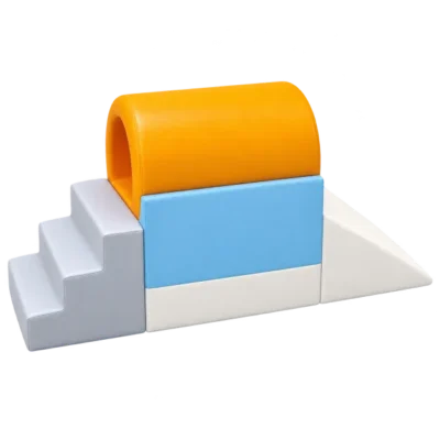 Soft Play Step and Ramp Climber with Rounded Top