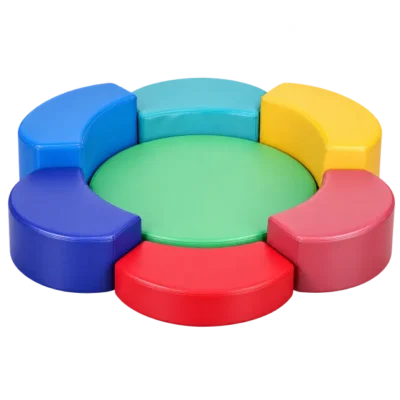 Circular Soft Play Step Platform with Curved Surround