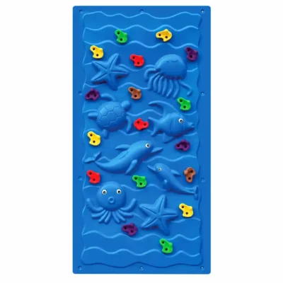 climbing wall panel blue